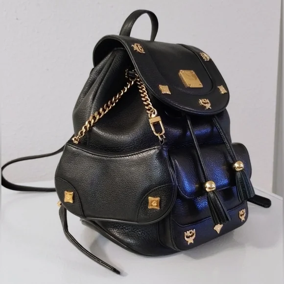 MCM Backpack Studded Mini - Picture 3 of 7